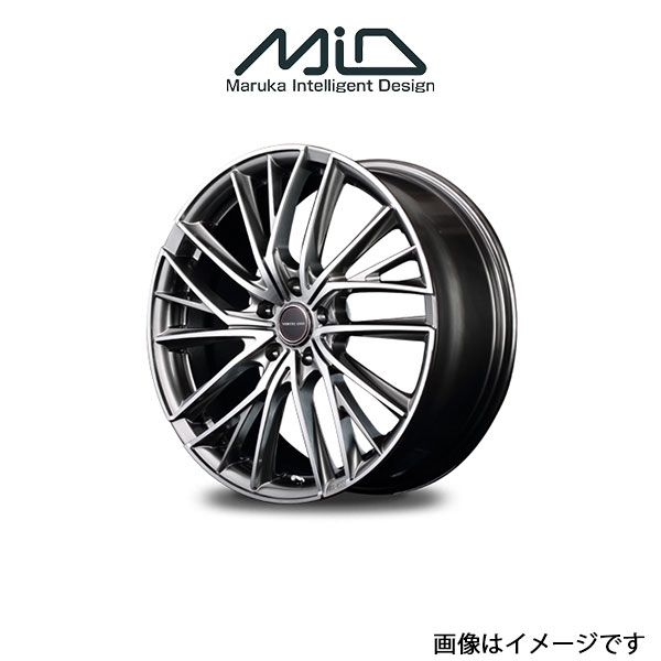 MID ヴァーテックワン ヴァルチャー アルミホイール 4本 ハリアー 80系(19×8J 5-114.3 INSET45 シルバーポリッシュ)VERTEC ONE VULTURE