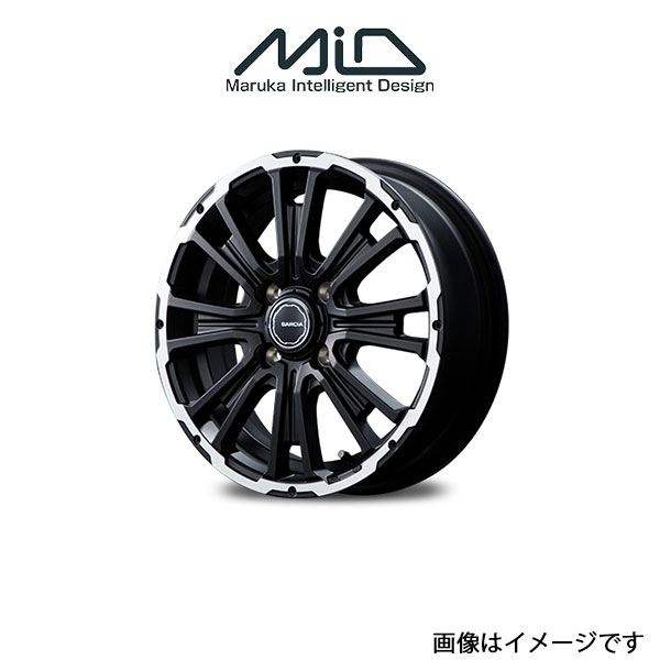 MID ガルシア SSリボルバーKC アルミホイール 4本 フレアクロスオーバー MR52S/MR92S(14×4.5J 4-100 INSET45 リボルバーポリッシュ)GARCIA_画像1