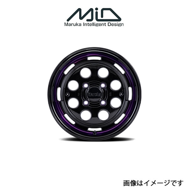 MID ガルシア シスコ アルミホイール 4本 ソリオ/ソリオバンディット MA27/MA37/MA47S(15×4.5J 4-100 INSET45 パープル)GARCIA CISCOPOP_画像1