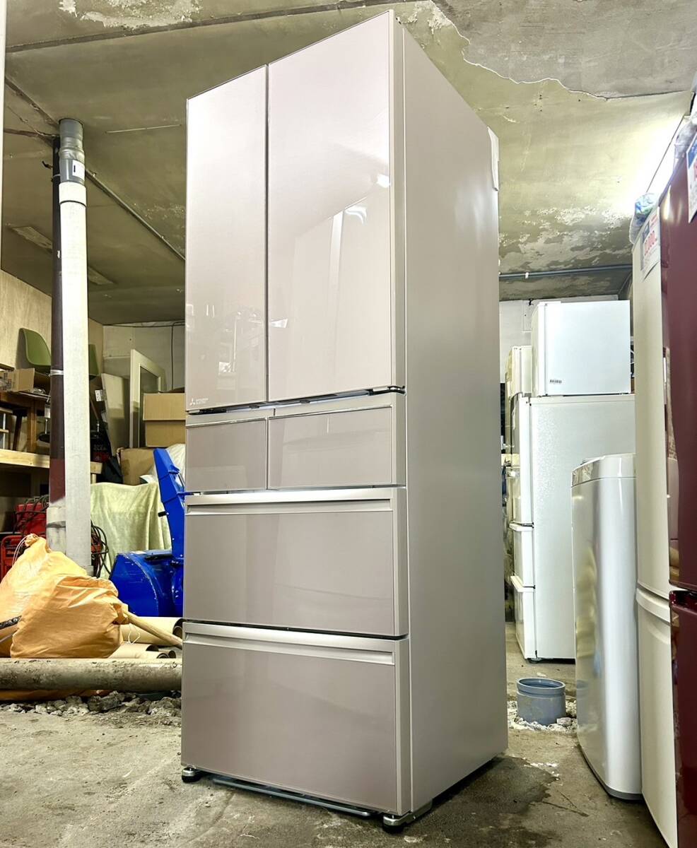 即決】三菱 6ドア冷蔵庫 470L 2018年製 MR-WX47D-F 自動製氷 即決】三菱 6ドア冷蔵庫 470L 2018年製 MR-WX47D-F 自動製氷