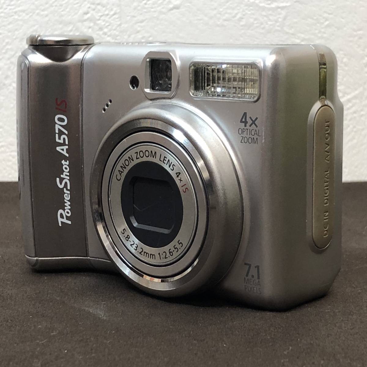 ●【MH-6628】中古品 CANON キャノン PowerShot A570 IS コンパクトデジカメ パワーショット 乾電池式【レターパックプラス可】_画像2