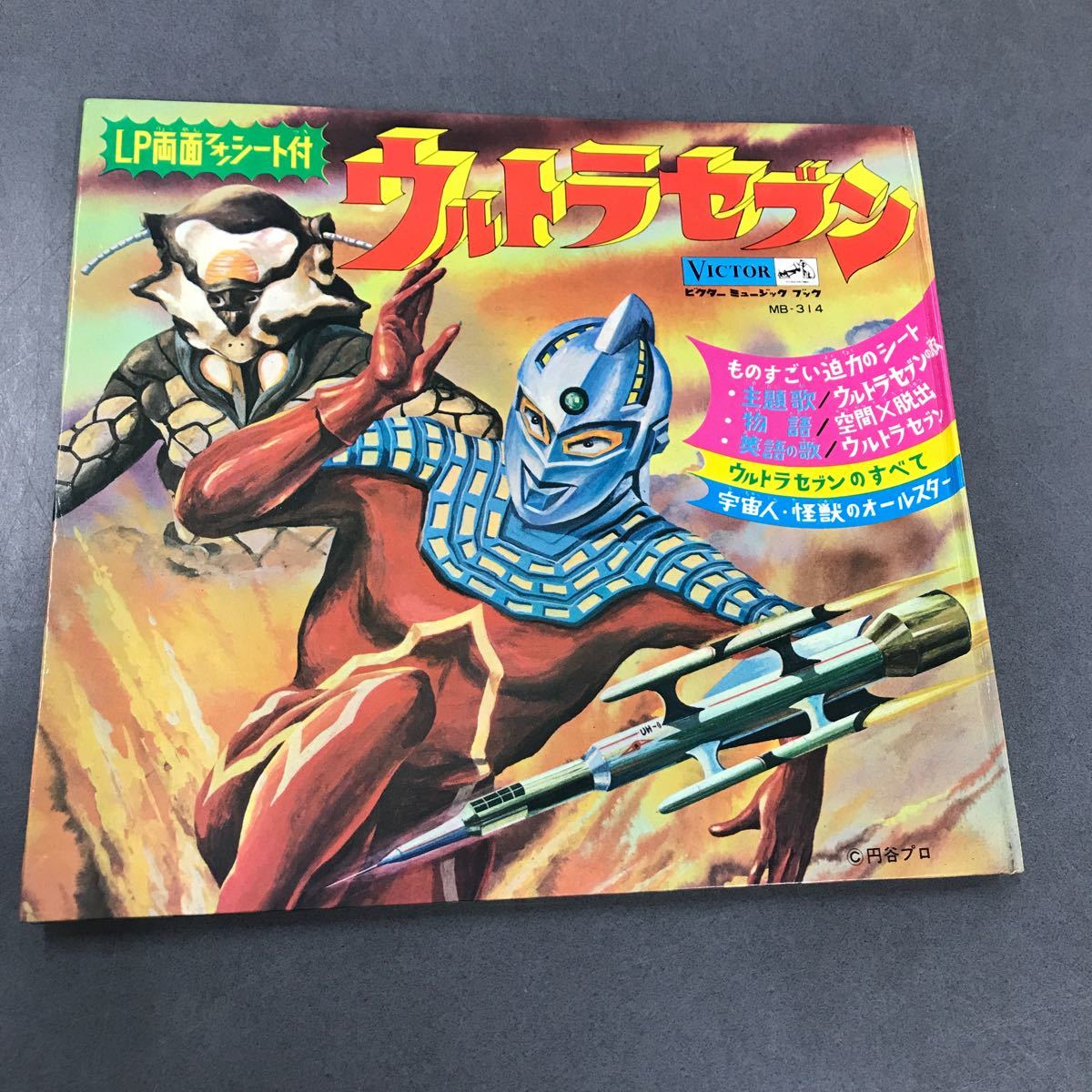 ウルトラセブン　昭和レトロ　アニメ　キャラクター　ウルトラマン 現状品　中古品_画像1