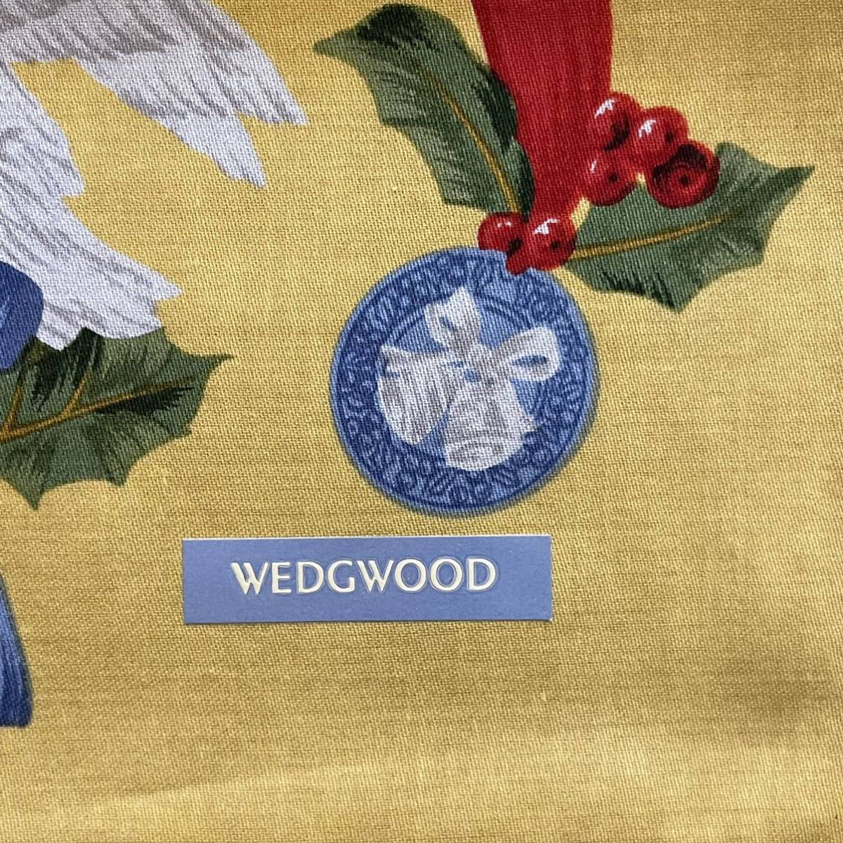 ☆未使用品☆WEDGWOOD ウェッジウッド☆レディース☆ハンカチ☆綿100%☆The Christmas Collection クリスマスコレクション☆ツリー_画像2