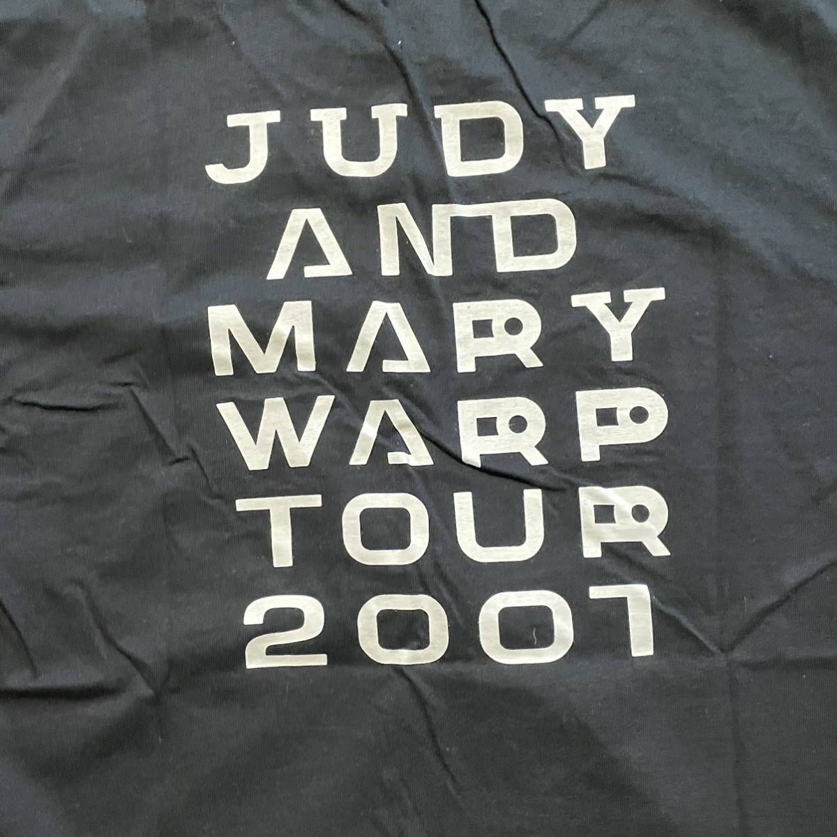 ☆未開封品☆JUDY AND MARY☆WARP TOUR 2001 ワープツアー☆Tシャツ☆半袖サイズ☆ブラック☆Mサイズ_画像6