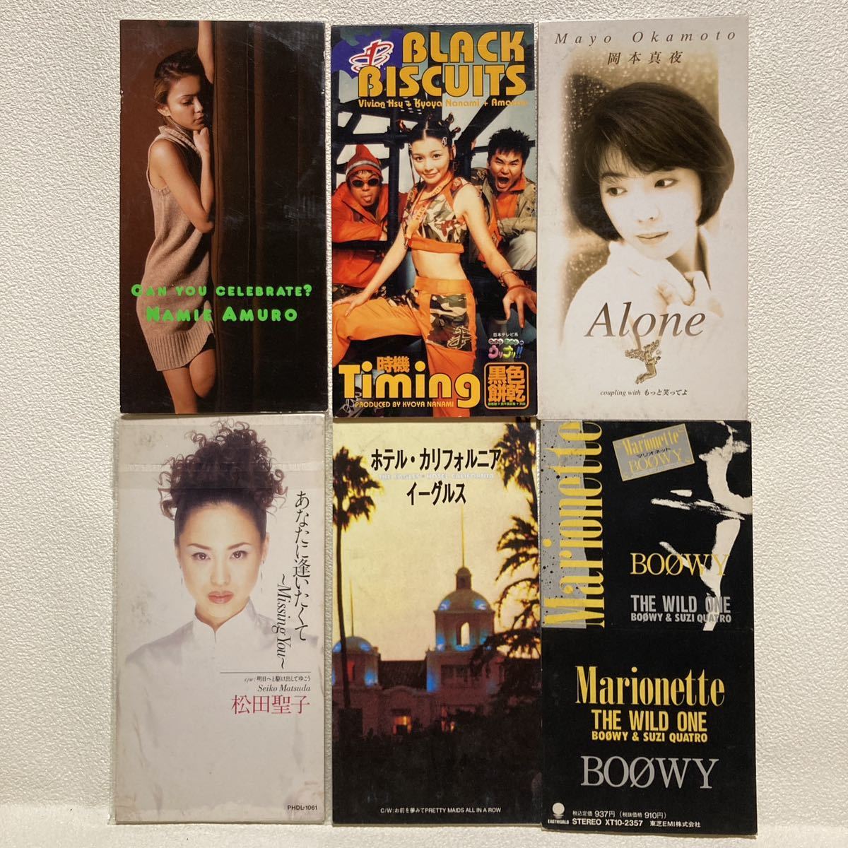 8cmシングルCD 17枚セット 宇徳敬子／安室奈美恵／岡村孝子／チェッカーズ／酒井法子／BOOWY／松田聖子／ブラックビスケッツ　他_画像3