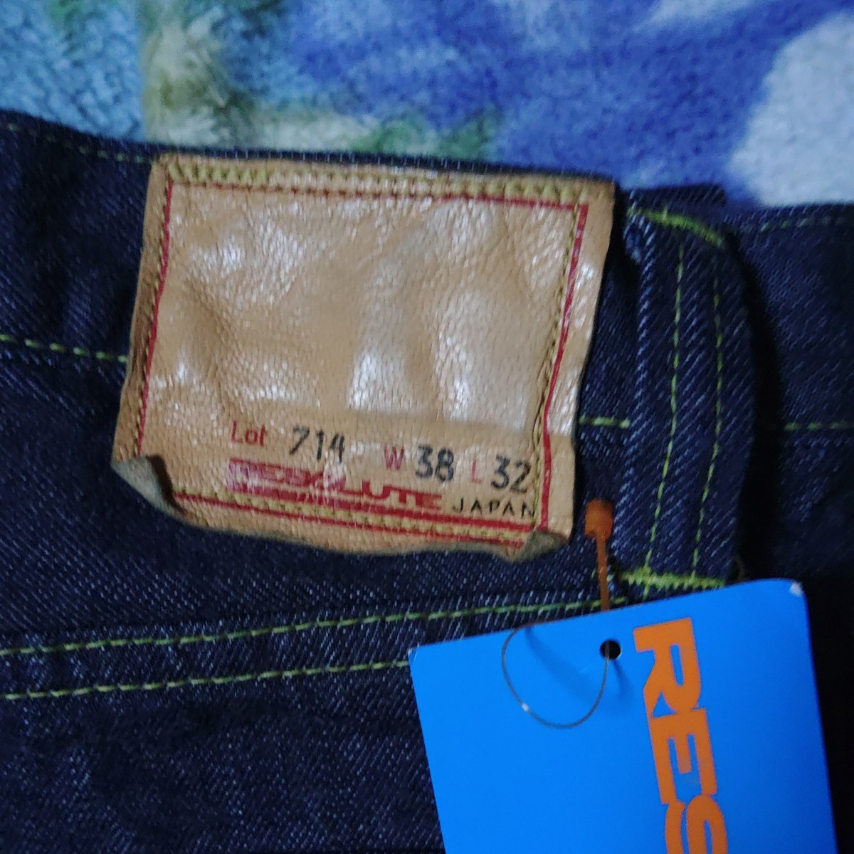 RESOLUTE　714 W38 L32新品試着のみ。ジーンズ デニムパンツ Jeans_画像1