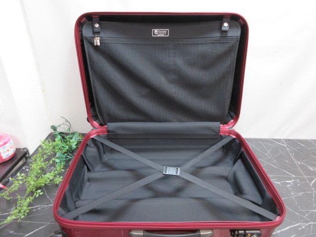 16M6809 Proteca ACE プロテカ エース　鍵２本付き　スーツケース キャリーケース キャリーバッグ 旅行鞄 　ボルドカラー_画像7