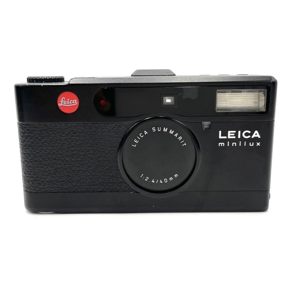 LEICA ライカ minilux ミニルックス SUMMARIT 1:2.4/40mm ブラック コンパクト フィルムカメラの画像1