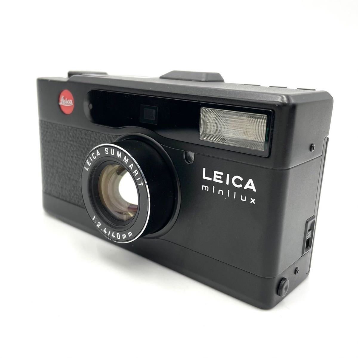 LEICA ライカ minilux ミニルックス SUMMARIT 1:2.4/40mm ブラック コンパクト フィルムカメラの画像2