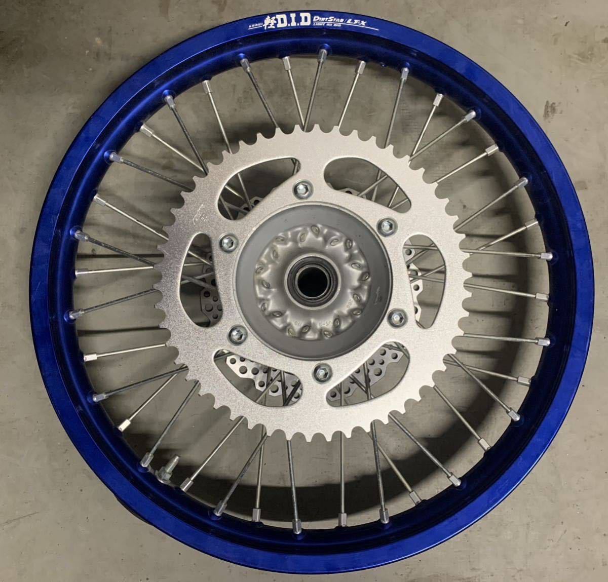 YZ250F DID 軽リム　前後ホイールセット_画像5