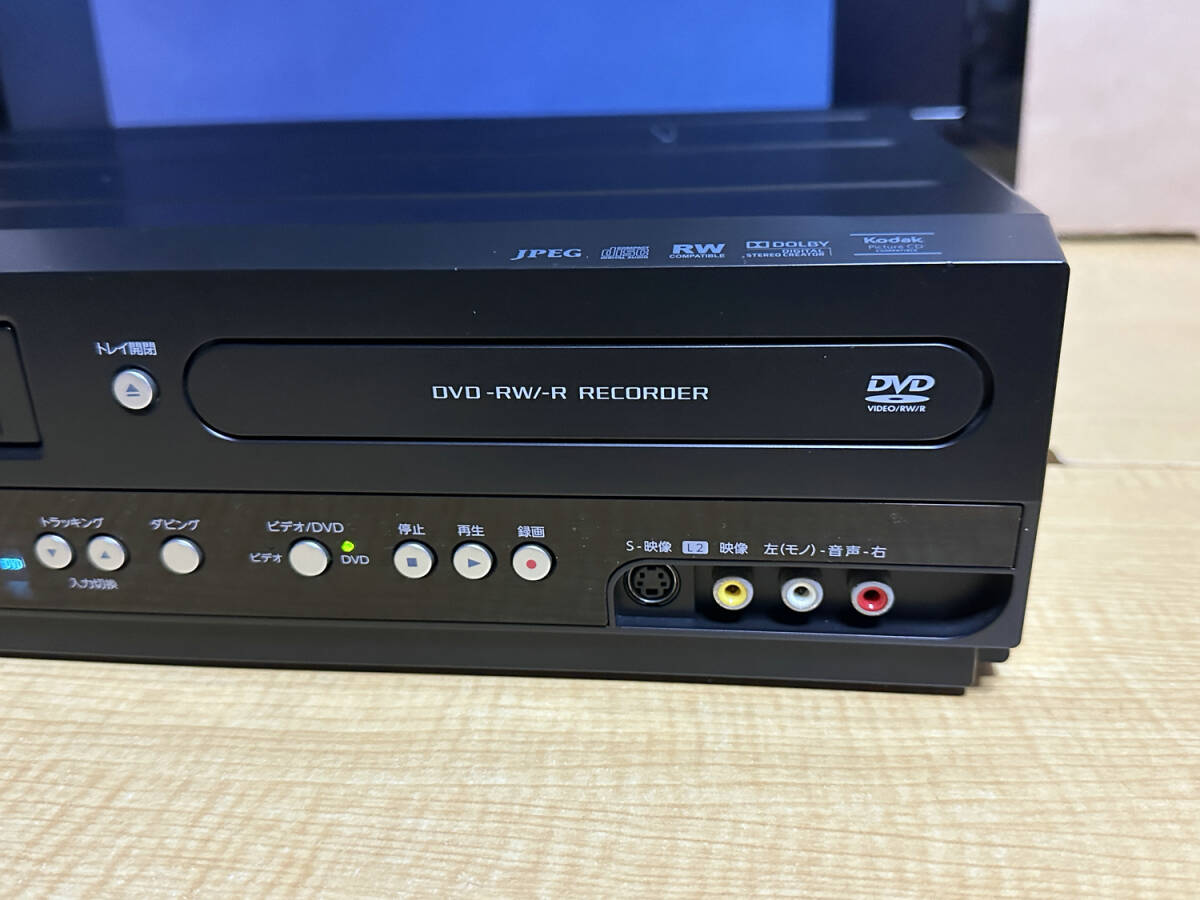 【DVD再生動作品】 DX BROADTEC ビデオ一体型DVDレコーダー DVC2015 2015年製_画像4