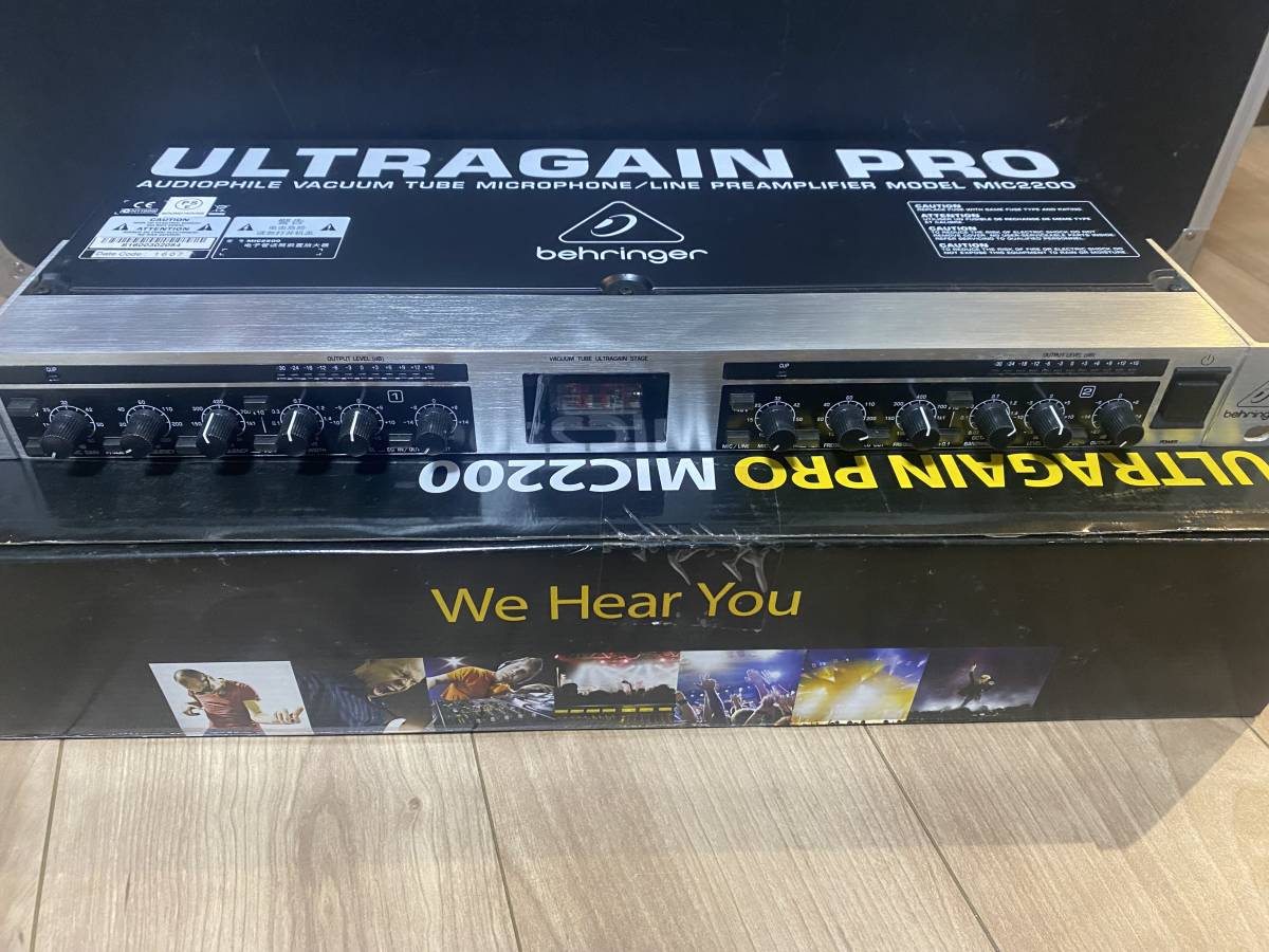 【美品】BEHRINGER　MIC2200 ULTRAGAIN PRO【ジャンク】_画像2