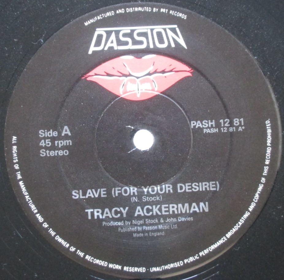 シュリンク付き◇12：UK◇ TRACY ACKERMAN / SLAVE (FOR YOUR DESIRE)_画像3