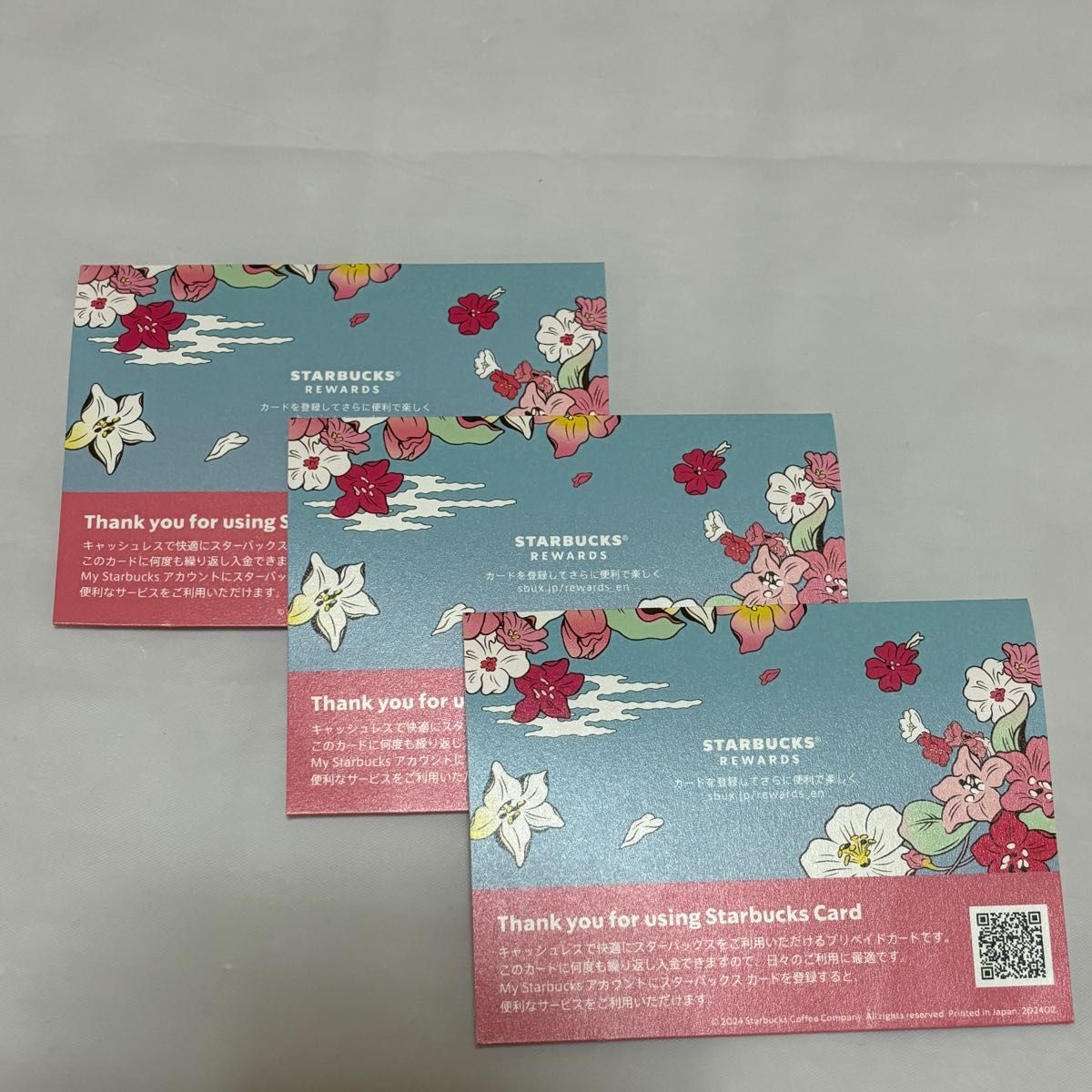 スターバックス カードケース 桜 さくら SAKURA 2024 3枚｜Yahoo