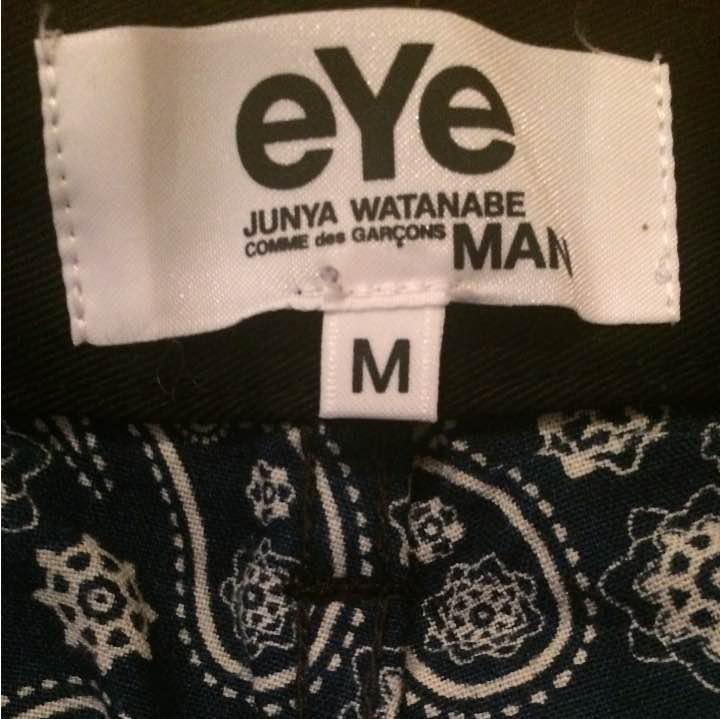 eYe JUNYA WATANABE MAN ハーフパンツ 紺 黒 M 16ss アイ ジュンヤ ワタナベ マン Comme des Garcons コム デ ギャルソン ショート_画像1