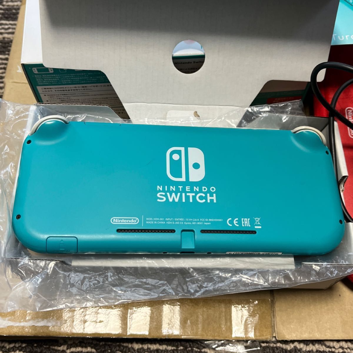 Nintendo Switch Lite ターコイズ 完品 ゲーム機本体ケース付き 最安値