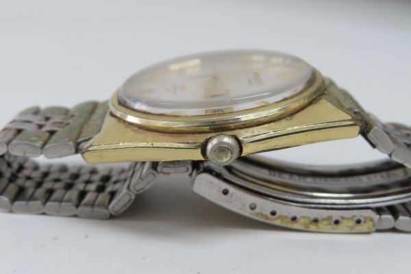 1007/dt/02.14 SEIKO セイコー LM ロードマチック 5606-7000 メンズ 腕時計 AT 自動巻き 23石 デイデイト 鉄道刻印有り（90250）_画像3