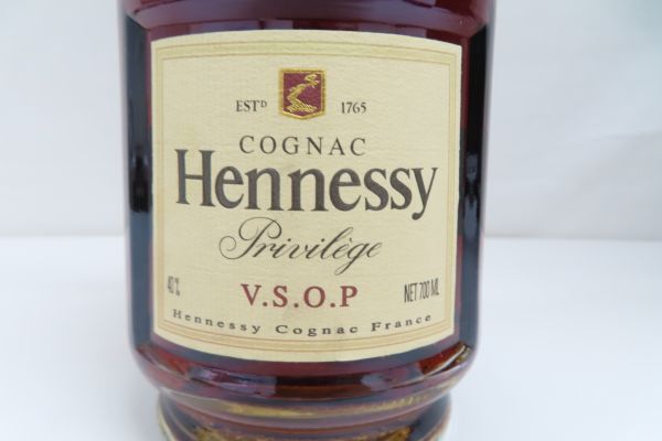 1014/dt/02.17 【未開栓】 Hennessy ヘネシー リキュール コニャック VSOP ブランデー 700ml 40% 古酒（90404）_画像4