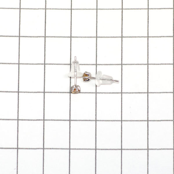 新品 Pt900 天然オレンジイエローダイヤモンド ピアス 0.292ct FDOY SI1/SI2