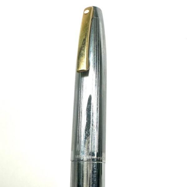 仙18 PARKER スターリングシルバー 14K / SHEAFFER 14K 万年筆 パーカー シーファー 585 2本まとめ 文房具 筆記用具_画像2