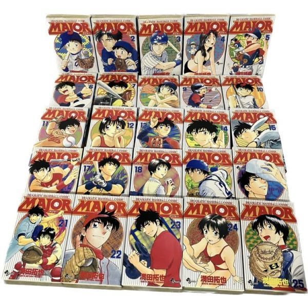 仙18【MAJOR 75巻セット】メジャー 1～75巻 ハンドブック付き 満田 拓也 小学館 少年サンデーコミックス 野球 漫画 コミック 本 まとめ売り_画像2