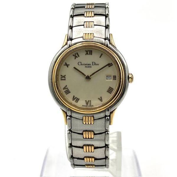 仙4＆31 Christian Dior 48.146 デイト レディース クォーツ 時計 クリスチャンディオール コンビ 腕時計_画像2