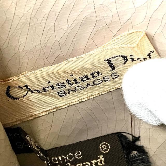仙104 Christian Dior セカンドバッグ トロッター 総柄 クラッチ ディオール キャンバス ポーチ ネイビー系 _画像8