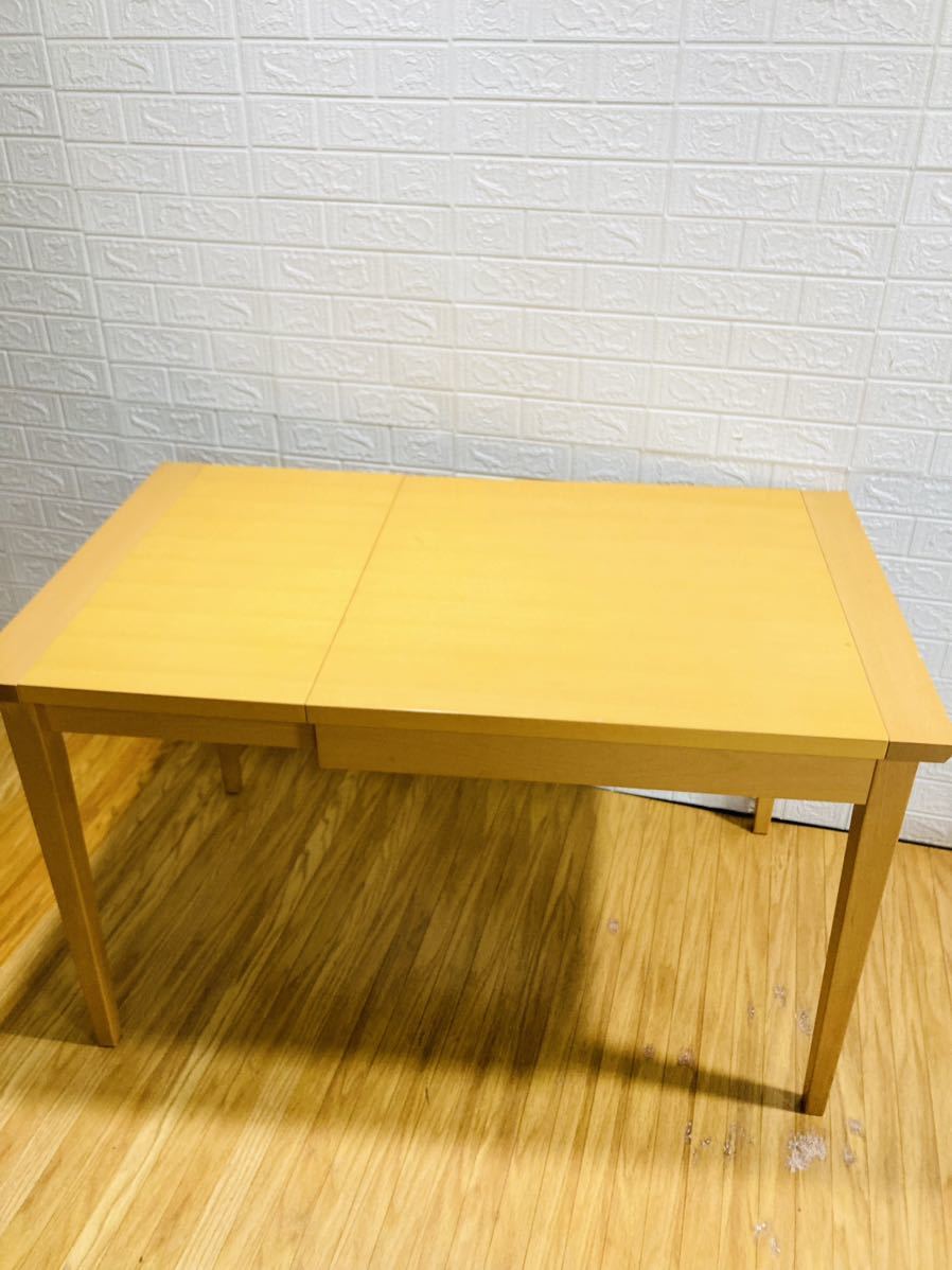 大塚家具 折り畳みテーブル 天然木 エクステンションテーブル センターテーブル 木製 アンティーク