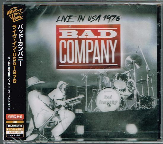 Bad Company/バッド・カンパニー 『Live 1976』帯付き Alive The Live 2CD IACD-10512 未開封新品_画像1