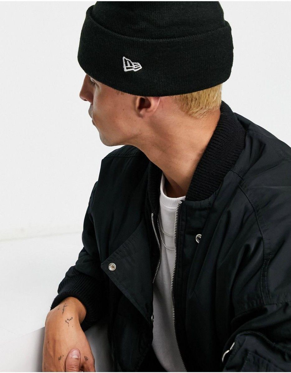 NEW ERA ニューエラ 正規品 ニット帽 キャップ 帽子 ビーニー ボストン レッドソックス ブラック 黒 赤 ユニセックス