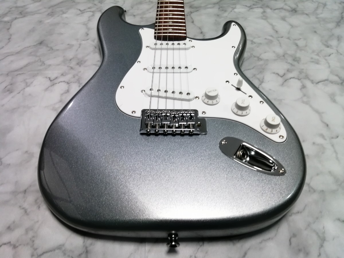 PLAYTECH ST250 Silver Fender形状ヘッド時代 ストラトキャスタータイプ シルバー 調整試奏のみ新品同様 生産販売終了品 プレイテック_画像4