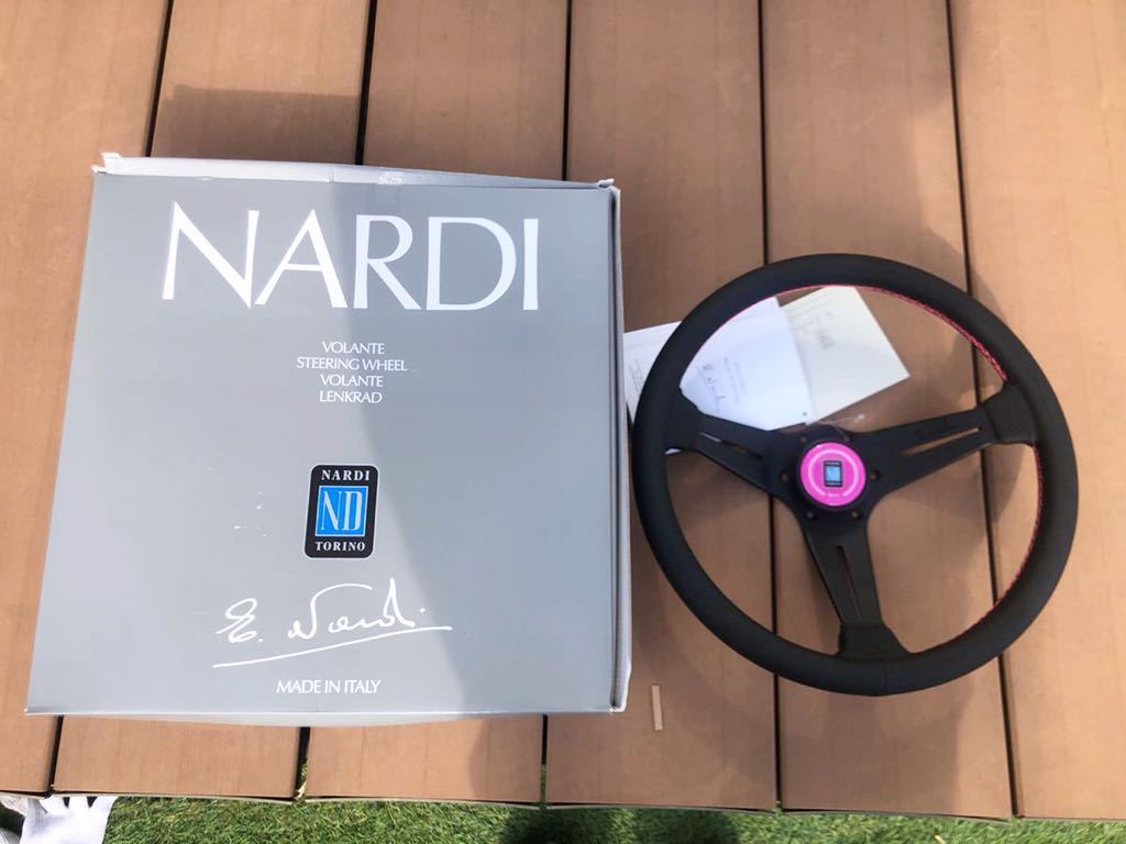 [ regular goods FET]NARDI Nardi pink Rally steering gear φ34 26 for searching s15 s14 s13 r34 r33 r32 z33 z34 Silvia Skyline 