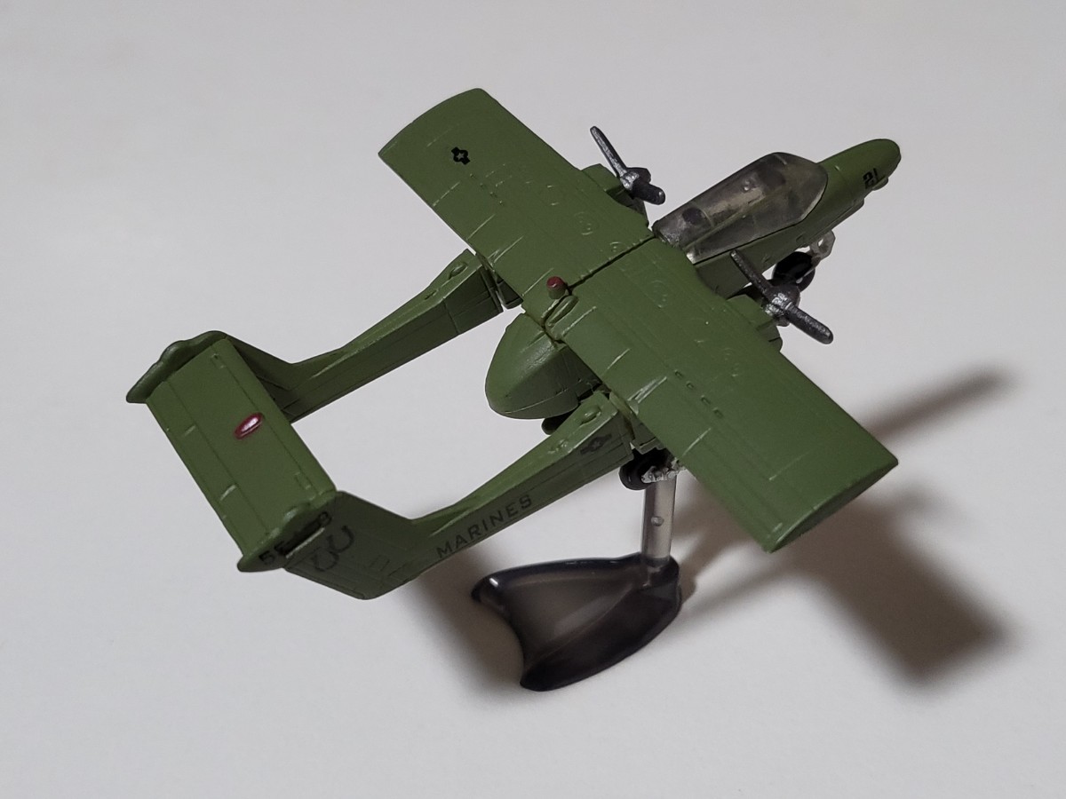 【美品】チョコエッグ 戦闘機シリーズ 第3弾 OV-10 ブロンコ (彩色違い) 解説書付き フィギュアの画像3