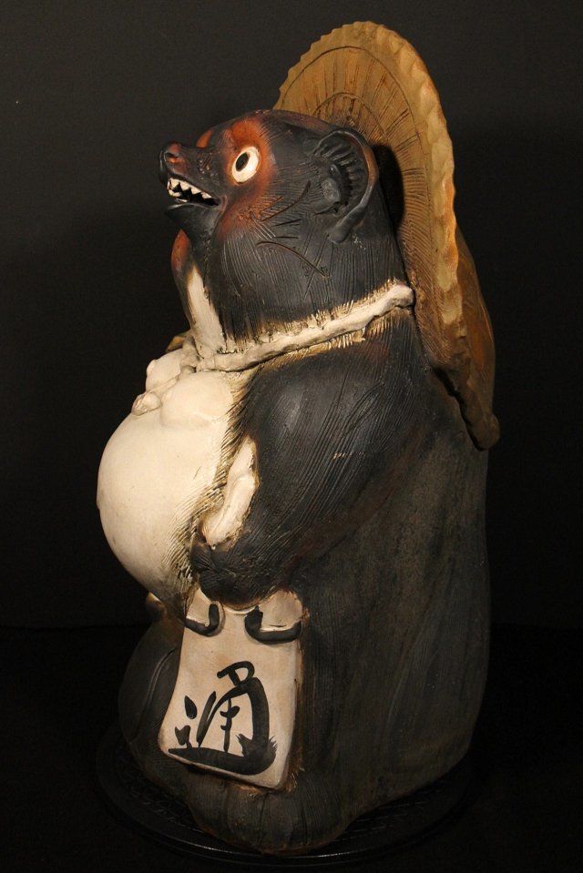 ☆東国☆特大!信楽焼 たぬきの置物 高さ約76cm (検)縁起物 ☆東国☆特大!信楽焼 たぬきの置物 高さ約76cm (検)縁起物