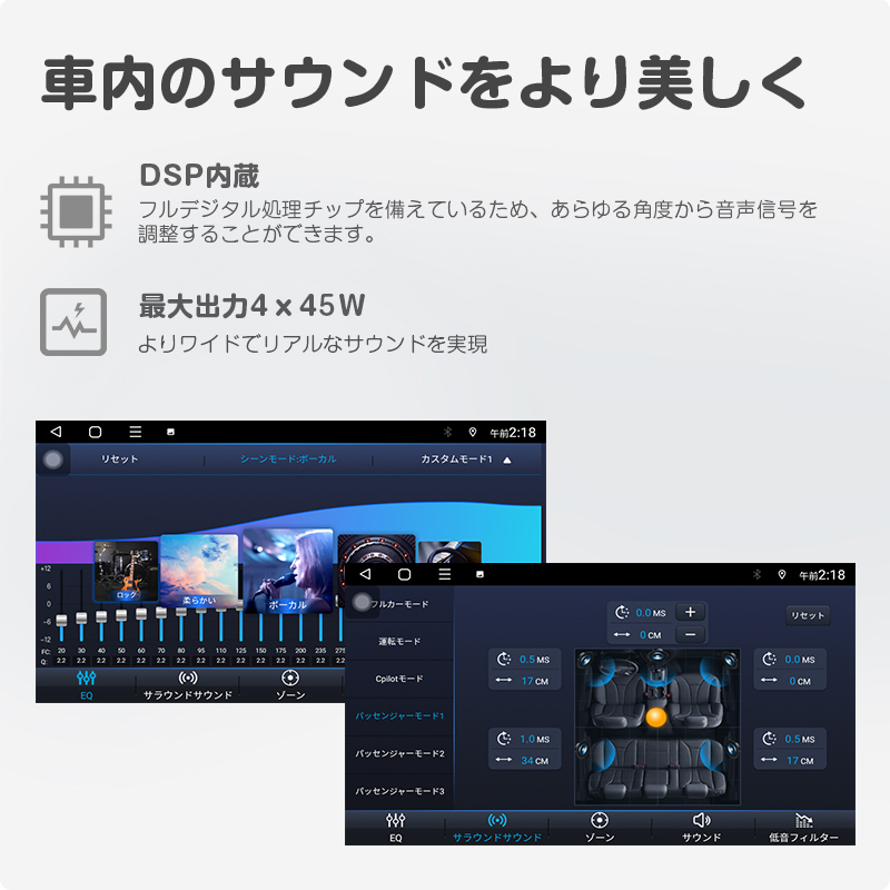 ディスプレイ オーディオ カーオーディオ一体型ナビ カーナビ android 搭載 10.1インチ　_画像5