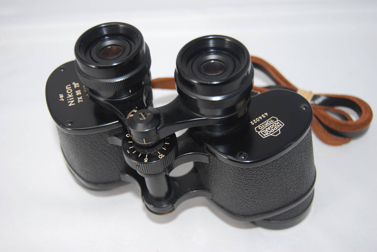 ★貴重★外観良好★ Nikon ニコン NIPPON KOGAKU 日本光学 双眼鏡 J-B7 7x35 7.3°#F-118_画像1