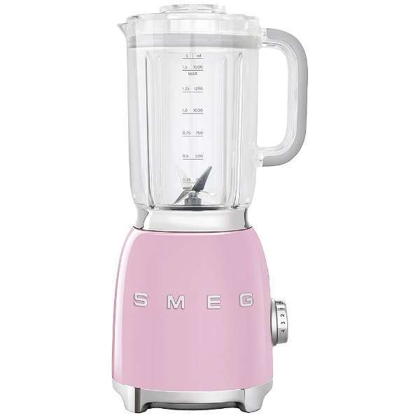 新品■スメッグ SMEG BLF01PKJP ミキサー 1.5L 多段階スピード調整 手動スタート/ストップ機能搭載 ピンク BLF01_画像1