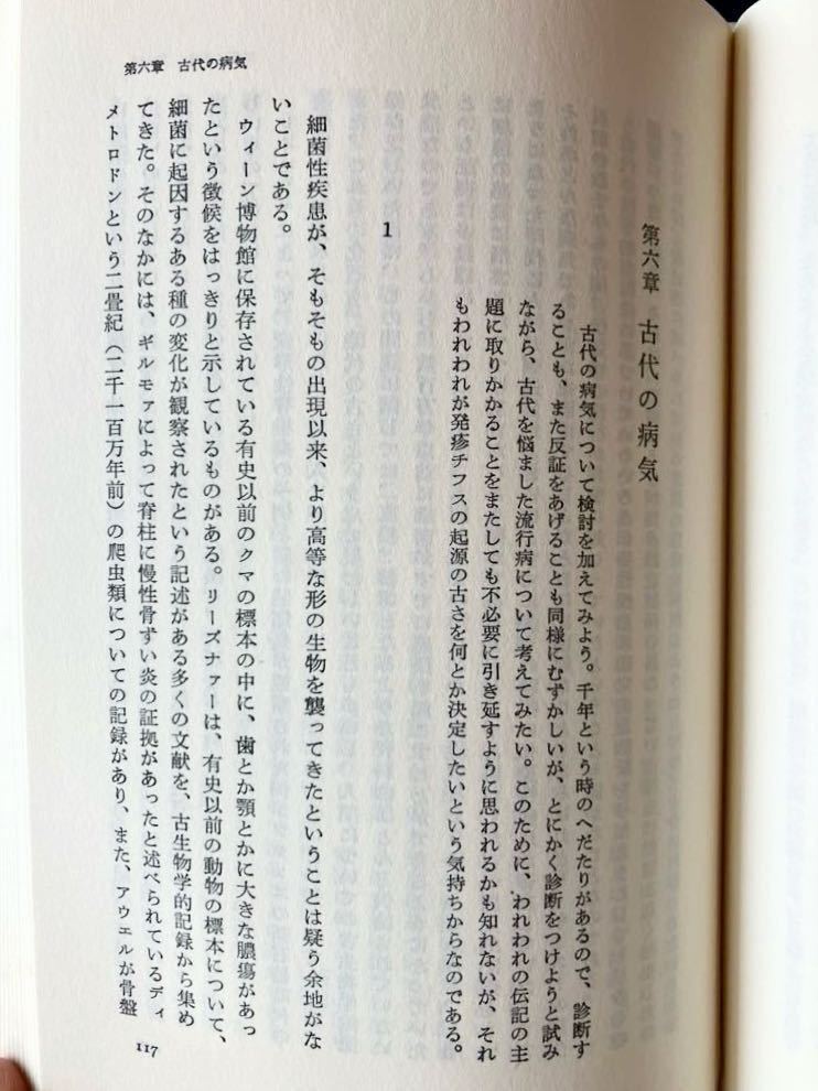 ネズミシラミ文明 伝染病の歴史的伝記　ハンスジンサー著 橋本雅一 訳／みすず書房 1991年新装第2刷_画像3