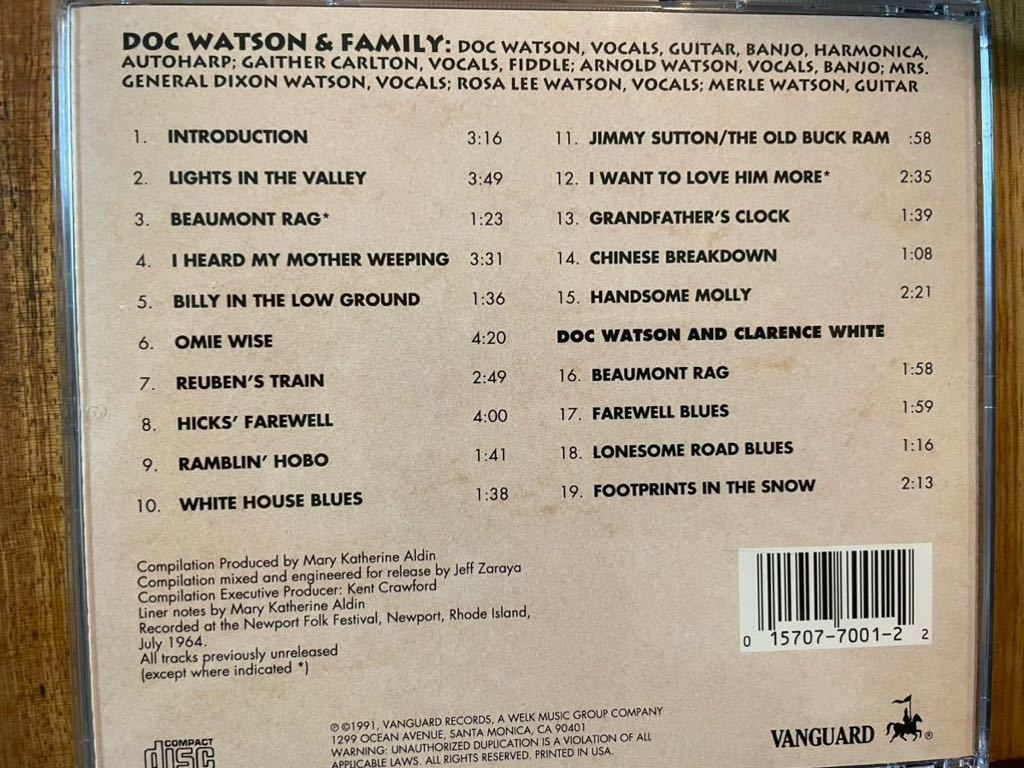 CD DOC WATSON & FAMILY / TREASURES UNTOLD_画像4