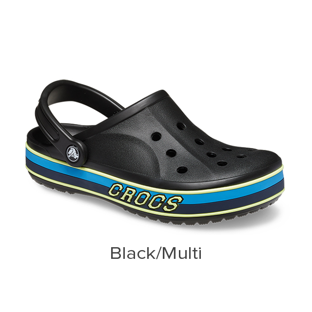 24cm クロックス バヤバンド スポーツ バンド クロッグ ブラック マルチ Bayaband Sport Band Clog M6W8 Black / Multi crocs 新品_画像1