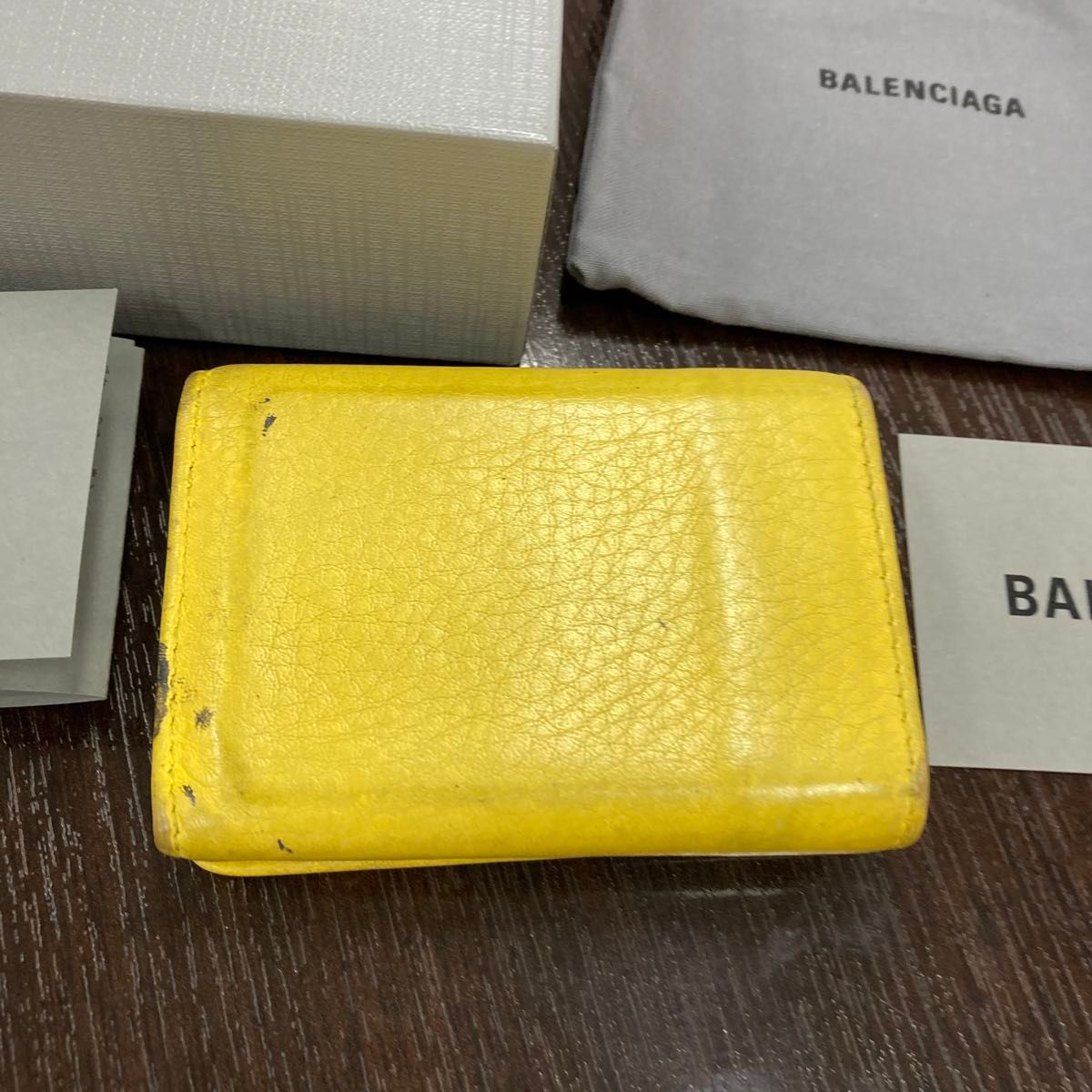 BALENCIAGA バレンシアガ 小物 財布 三つ折り財布 エブリデイ 箱付き コンパクトウォレット レディース ブランド