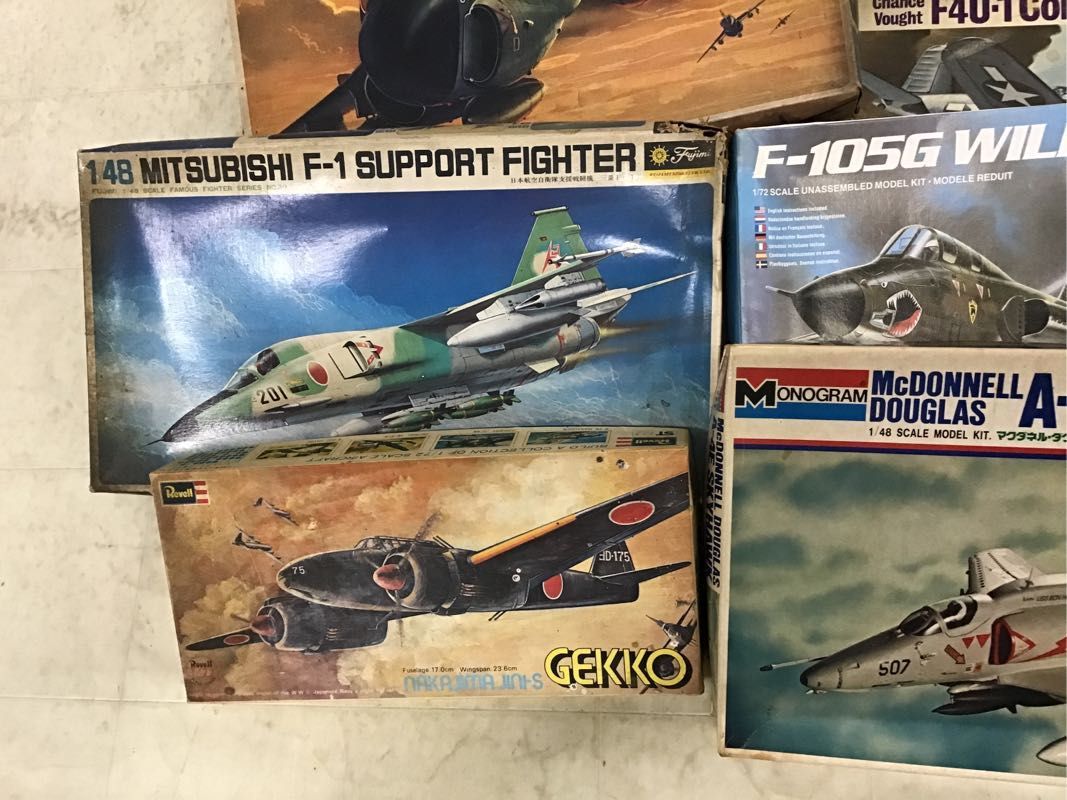 1円〜 同梱不可 ジャンク モノグラム 1/48 マクダネル・ダグラス A-4E スカイホーク、フジミ 1/48 グラマンA-6E イントルーダー他_画像5