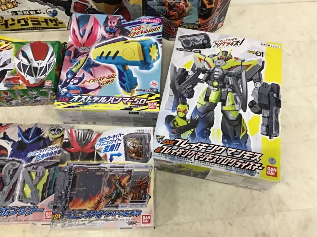 1円〜 同梱不可 ジャンク デカレンジャー、リュウソウジャー、仮面ライダーゼロワン 他 デカバイクロボ、リュウソウチェンジャー等_画像3