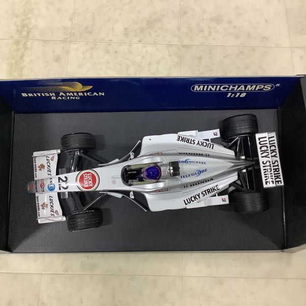 1円~ ミニチャンプス 1/18 B.A.R. Honda 007 佐藤琢磨 2005年 1円~ ミニチャンプス 1/18 B.A.R. Honda 007 佐藤琢磨 2005年