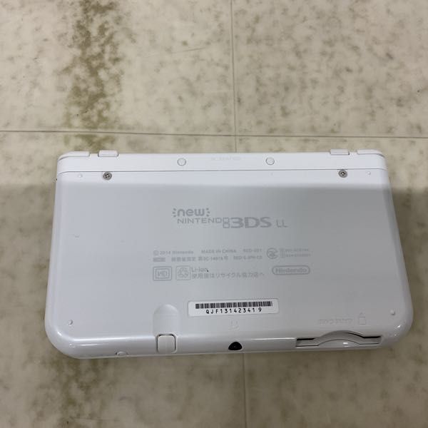 1円〜 動作確認済 初期化済 NEW Nintendo 3DS LL パールホワイト、NEW ニンテンドー3DS ACアダプター_画像4