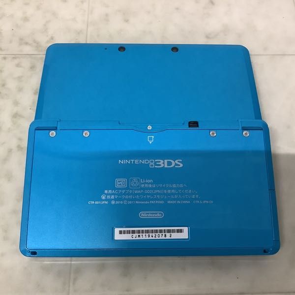 1円〜 欠品 動作確認/初期化済 ニンテンドー3DS CTR-001(JPN) ライトブルー_画像4