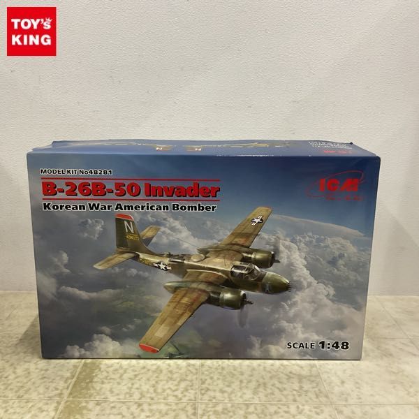 1円〜 ICM 1/48 B-26B-50 インベーダー コリアンウォー_画像1