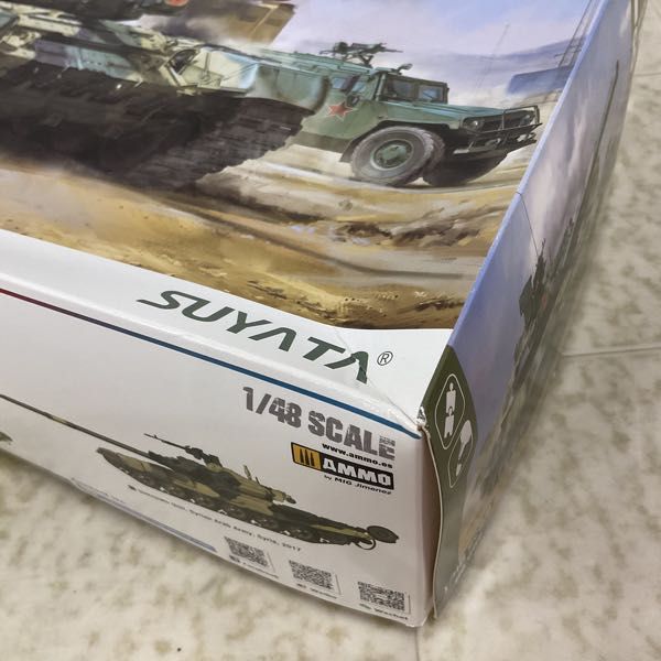 1円〜 SUYATA 1/48 T-90A 主力戦車 ＆ GAZ-233014 タイガー 装甲車_画像5