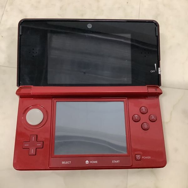 1円〜 動作確認/初期化済 ニンテンドー3DS CTR-001 フレアレッド_画像4