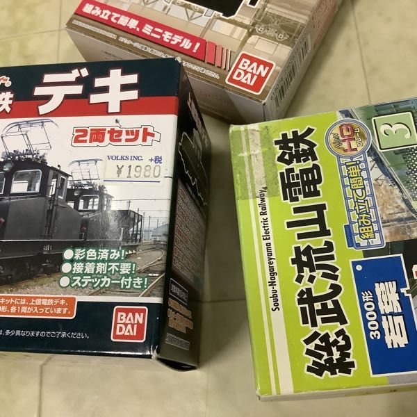 1円〜 未開封 Bトレインショーティー 上信電鉄 デキ 2両セット 総武流山電鉄 3000形 若葉 2両セット 他_画像5